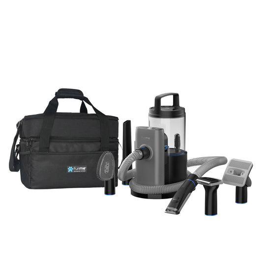 Professional plus Pet Grooming Vacuum Kit with Carrying Case